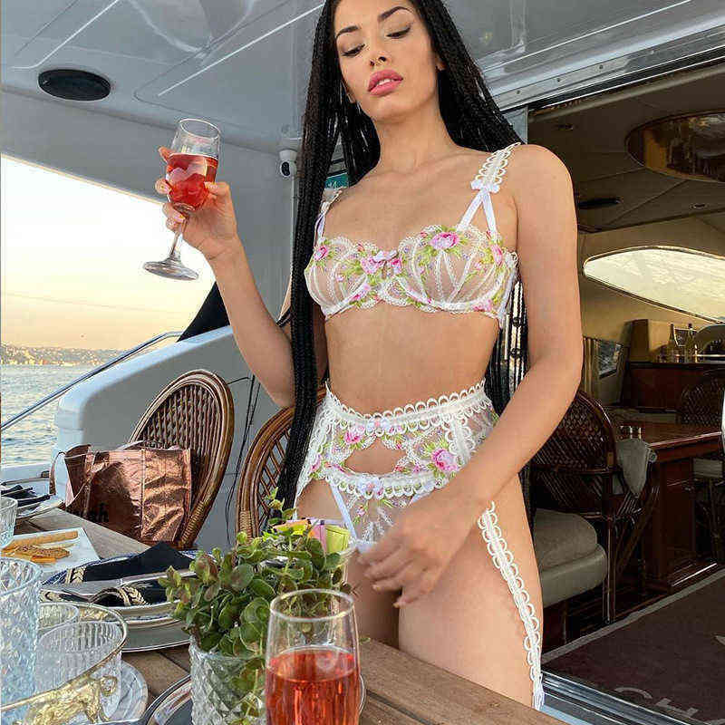 NXY Sexy Set 3 Piece Lace Bra Woman Embroidery Underwear+thong Vintage Floral 0218, White
NXY Sexy Set 3 Piece Lace Bra Woman Embroidery Underwear+thong Vintage Floral 0218, White