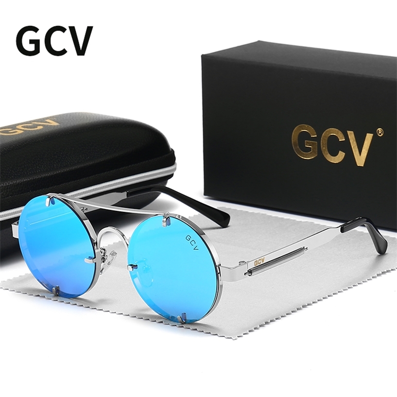 GCV High Quality Gothic Steampunk Sunglasses Polarized Men Women Brand Designer Vintage Round Metal Frame Sun Glasses 220407
GCV High Quality Gothic Steampunk Sunglasses Polarized Men Women Brand Designer Vintage Round Metal Frame Sun Glasses 220407