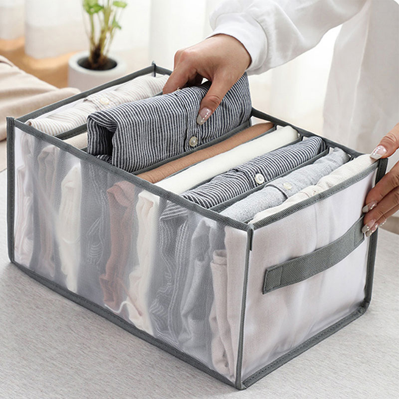 Clothes Pants Organizer Drawer Divider Box Folding Socks Bra & Panties Separator Home Wardrobe Collection Convenient Organizer LT0011, Grey
Clothes Pants Organizer Drawer Divider Box Folding Socks Bra & Panties Separator Home Wardrobe Collection Convenient Organizer LT0011, Grey