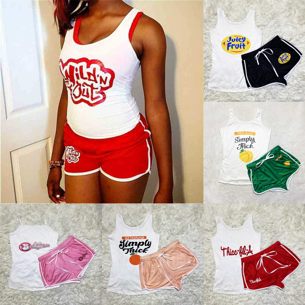 5XL Summer Womens 2 Two Piece Set Shorts Pants Pajamas Tracksuits Letter Printed Sleepwear Sexy Suspenders Tops Plus Size Clothing, 11#
5XL Summer Womens 2 Two Piece Set Shorts Pants Pajamas Tracksuits Letter Printed Sleepwear Sexy Suspenders Tops Plus Size Clothing, 11#