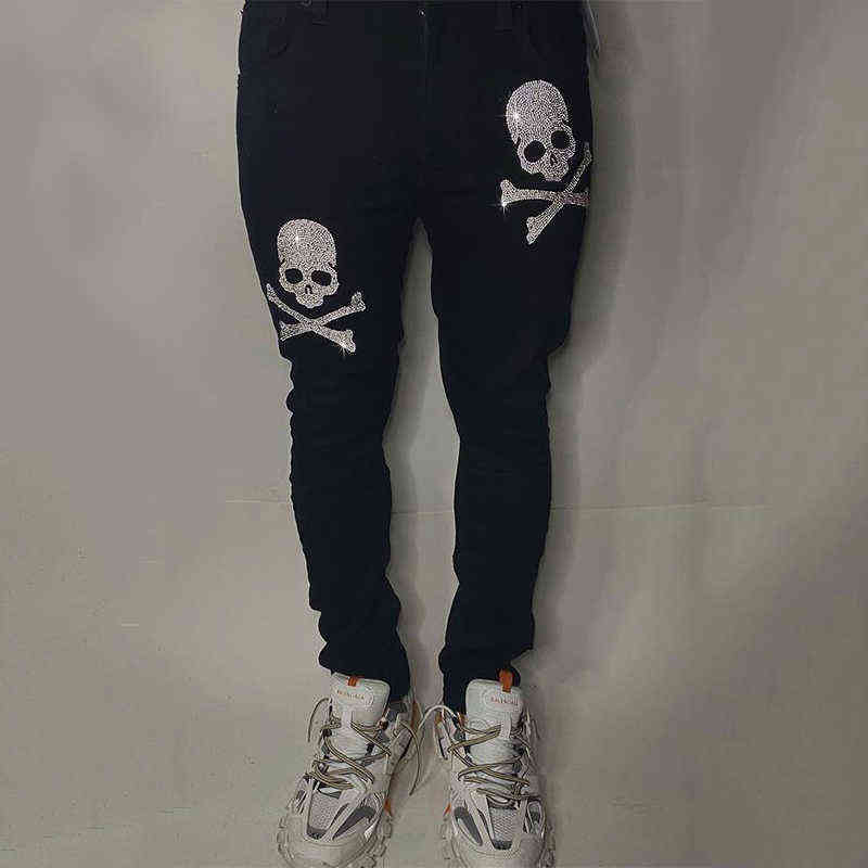 y2k Man Black Stretchy Jeans Skinny Slim Fit Hot Drill Letter Punk streetwear Biker Trousers Men's All-match Denim Pencil Pants, Tz036
y2k Man Black Stretchy Jeans Skinny Slim Fit Hot Drill Letter Punk streetwear Biker Trousers Men's All-match Denim Pencil Pants, Tz036