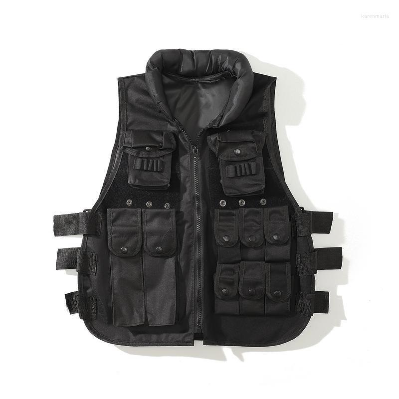 Men's Vests Spring And Autumn Street Personality Functional Tooling Multi-pocket Vest High Jacket Hip-hop Tactical Male Kare22, Black
Men's Vests Spring And Autumn Street Personality Functional Tooling Multi-pocket Vest High Jacket Hip-hop Tactical Male Kare22, Black