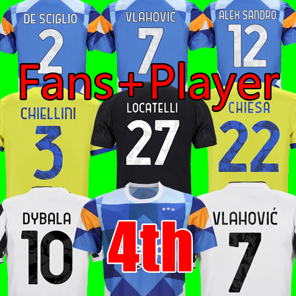 21 22 VLAHOVIC juventus FOURTH KIT soccer jerseys 2021 2022 DYBALA MORATA CHIESA McKENNIE LOCATELLI Top football shirt chiellini bonucci 4th Kits Men Kids sets, Away patch
21 22 VLAHOVIC juventus FOURTH KIT soccer jerseys 2021 2022 DYBALA MORATA CHIESA McKENNIE LOCATELLI Top football shirt chiellini bonucci 4th Kits Men Kids sets, Away patch