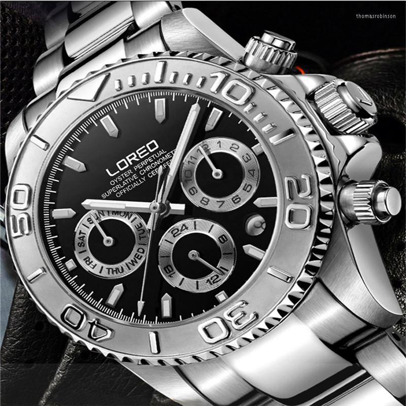 Wristwatches LOREO Top Watches Divers Watch Waterproof Orologio Meccanico Wrist Men Calendar Self Winding Otomatik Saat, Brown
Wristwatches LOREO Top Watches Divers Watch Waterproof Orologio Meccanico Wrist Men Calendar Self Winding Otomatik Saat, Brown