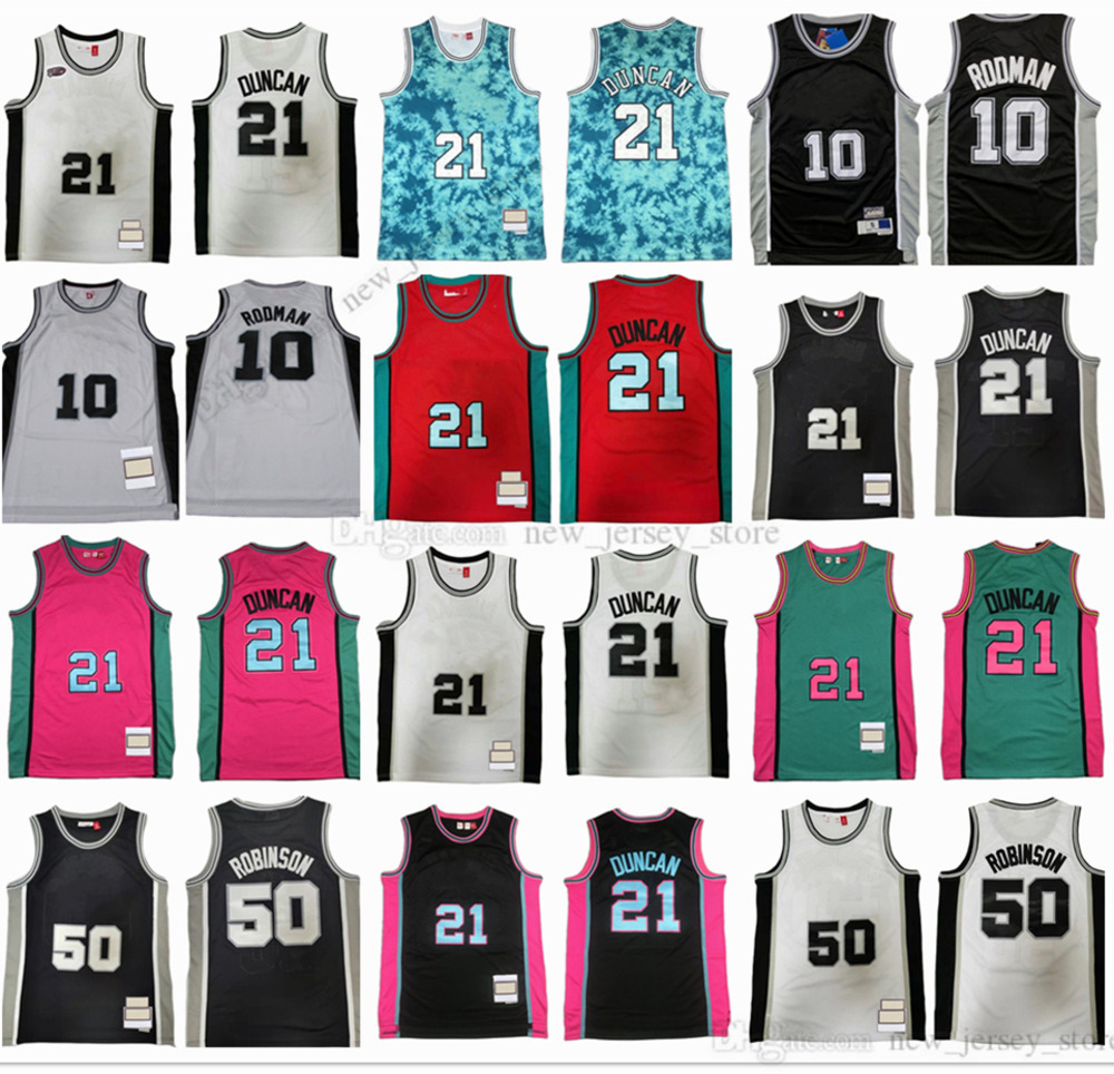Mitchell and Ness Basketball 10 Dennis 50 David Rodman Robinson Jerseys Retro Stitched Tim 21 Duncan 1998-99 Black Green Pink Red White 1995 All-Star mans Jersey, As picture (with team logo)
Mitchell and Ness Basketball 10 Dennis 50 David Rodman Robinson Jerseys Retro Stitched Tim 21 Duncan 1998-99 Black Green Pink Red White 1995 All-Star mans Jersey, As picture (with team logo)