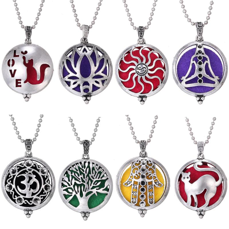 Pendant Necklaces Diffuser Necklace Open Vintage Lotus Locket Perfume Essential Oil Aroma
Pendant Necklaces Diffuser Necklace Open Vintage Lotus Locket Perfume Essential Oil Aroma