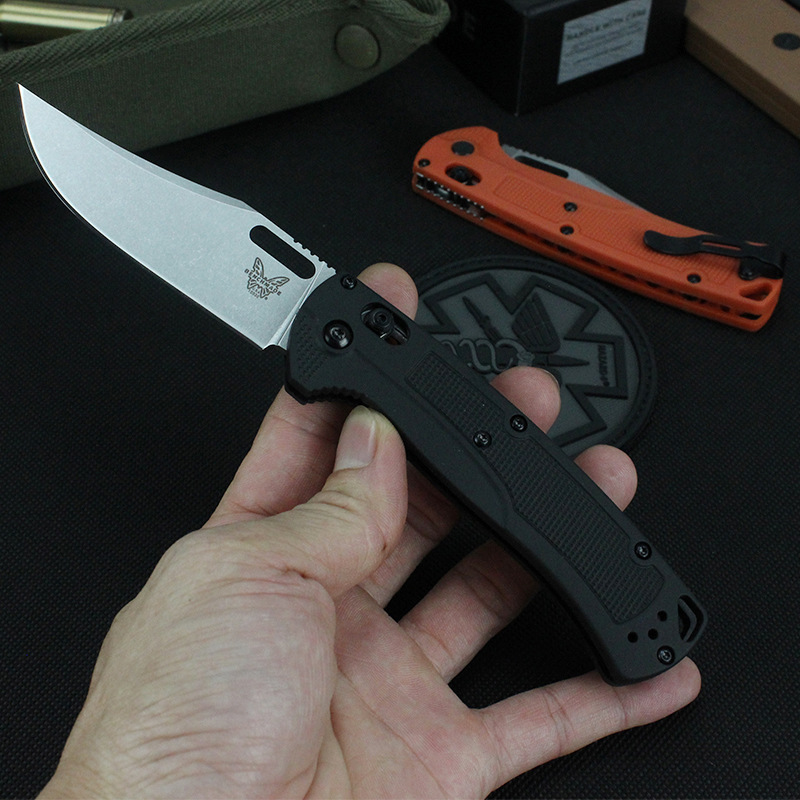 Outdoor Benchmade 15535 Tactical Folding Knife CPM154 Blade Nylon Handle Portable Camping Survival Knives Pocket EDC Tool
Outdoor Benchmade 15535 Tactical Folding Knife CPM154 Blade Nylon Handle Portable Camping Survival Knives Pocket EDC Tool