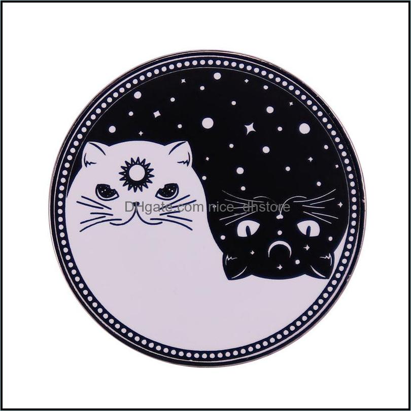 PinsBrooches Jewelry Cute Day And Night Cats Ename Pin Celestial Yin Yang Black White Cat Brooch Galaxy Animal Badge Gift Dr Dhntx
PinsBrooches Jewelry Cute Day And Night Cats Ename Pin Celestial Yin Yang Black White Cat Brooch Galaxy Animal Badge Gift Dr Dhntx