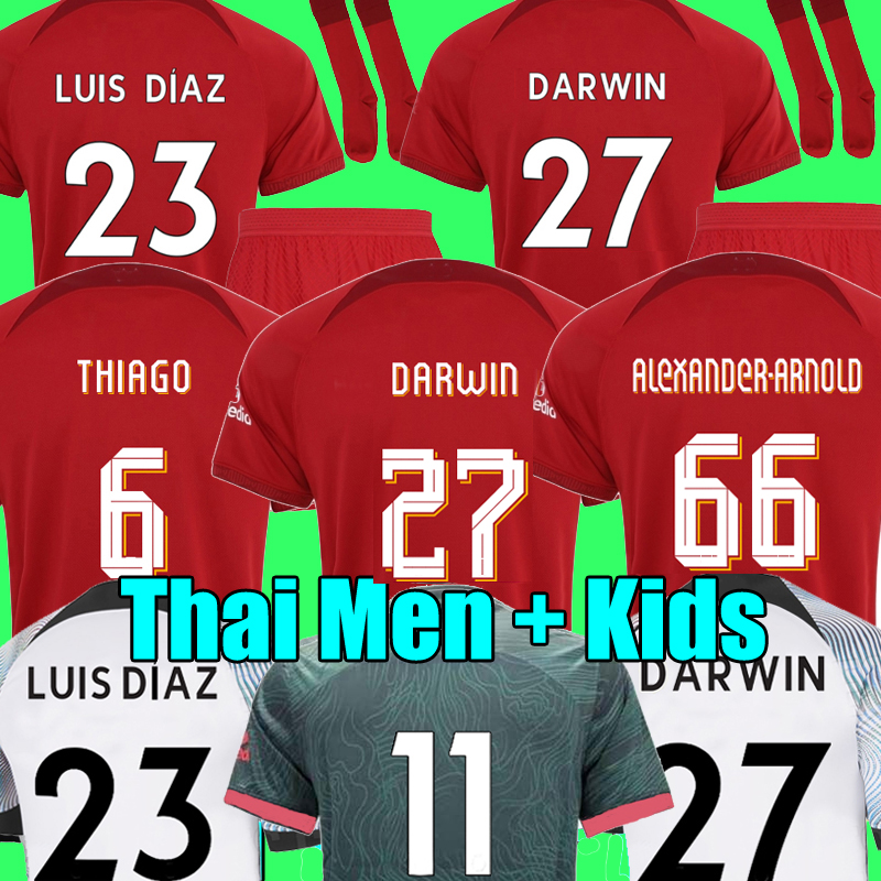 21 22 23 season home away 3rd DARWIN soccer jerseys 2022 2023 Mohamed Diogo Luis DIaz Alexander Arnold football kit tops shirts men kids uniform, 21-22 3rd kids
21 22 23 season home away 3rd DARWIN soccer jerseys 2022 2023 Mohamed Diogo Luis DIaz Alexander Arnold football kit tops shirts men kids uniform, 21-22 3rd kids