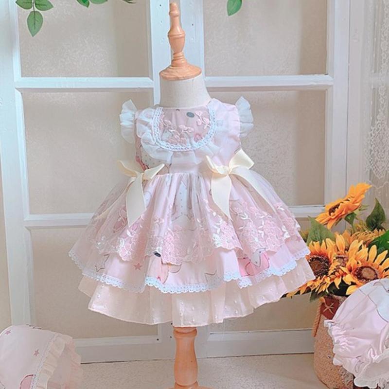 Girl's Dresses Baby Clothing Spanish Vintage Lolita Ball Gown Lace Print Sleeveless Birthday Party Easter Princess For Girls A103Girl's, Pink
Girl's Dresses Baby Clothing Spanish Vintage Lolita Ball Gown Lace Print Sleeveless Birthday Party Easter Princess For Girls A103Girl's, Pink