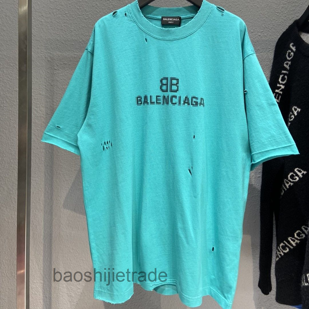 Designer BAL T shirt and Polo shirts Right version of hard goods high b fuzzy phantom mosaic letter Paris fashion week short sleeve t-shirt men bb979, Gray fuzzy letters (holes)
Designer BAL T shirt and Polo shirts Right version of hard goods high b fuzzy phantom mosaic letter Paris fashion week short sleeve t-shirt men bb979, Gray fuzzy letters (holes)