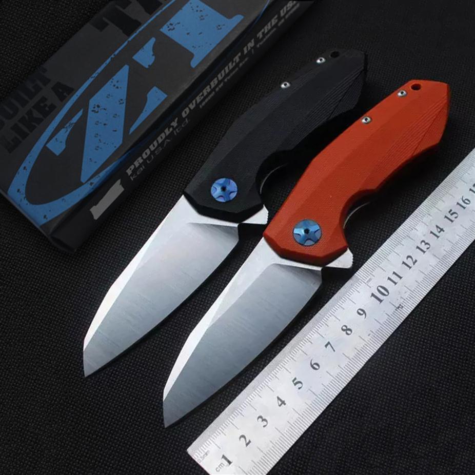 High quality Folding knife Zero Tolerance ZT0456 pocket knife G10 handle ball Bearing Survival knives EDC hunting utility camping 208P
High quality Folding knife Zero Tolerance ZT0456 pocket knife G10 handle ball Bearing Survival knives EDC hunting utility camping 208P