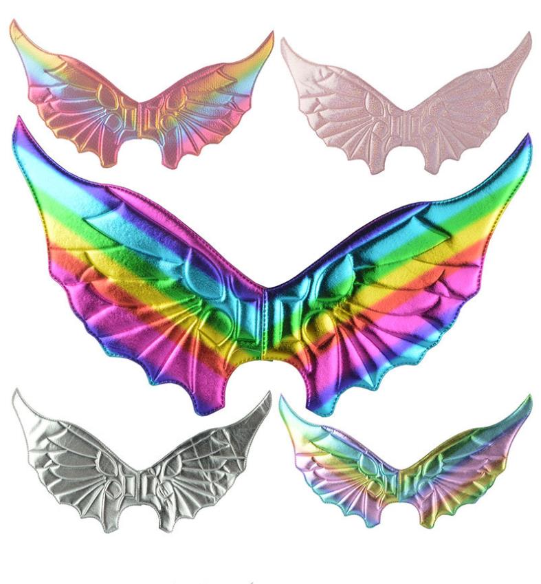 Cosplay Wing Decoration Halloween Bat Dinosaur Dragon Wings Festival Party Rainbow Metlic Color Wing Pretend Play Costume Props Kids Size
Cosplay Wing Decoration Halloween Bat Dinosaur Dragon Wings Festival Party Rainbow Metlic Color Wing Pretend Play Costume Props Kids Size