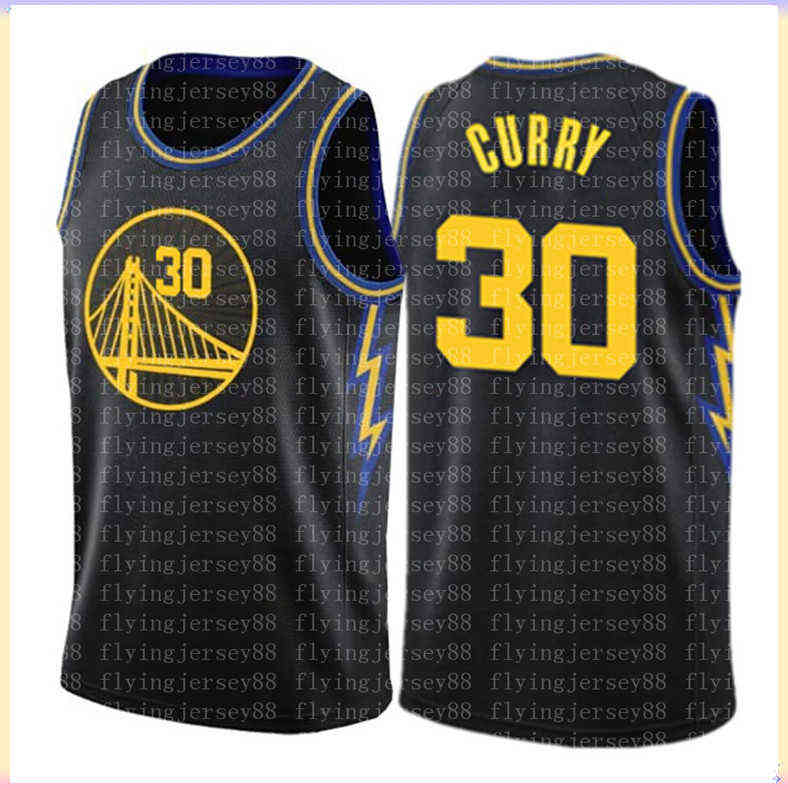 Golde n Stephen 30 Curry Stat e Jerseys Warrio rs Klay 11 Thompson 33 Wiseman Basketball Jerseys Men S-XXL Blue Yellow White Green High