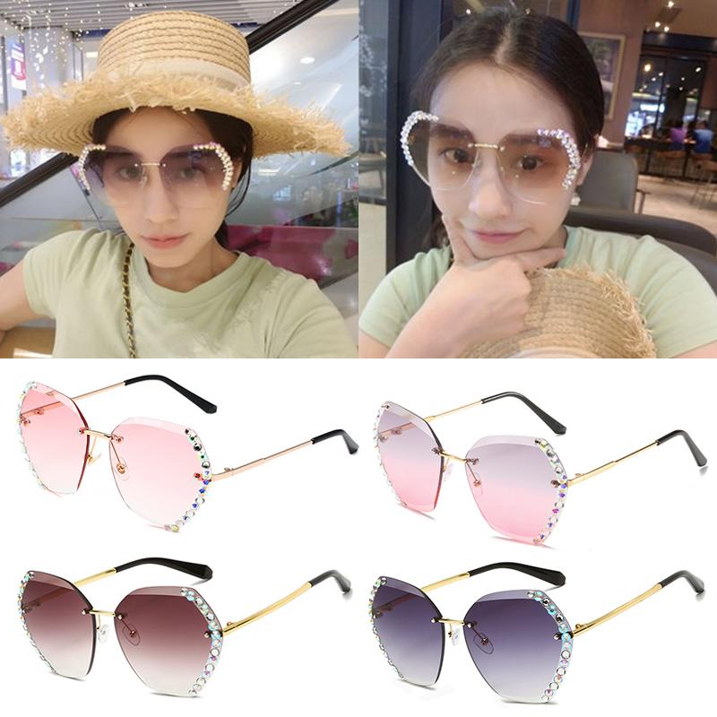 Sunglasses Luxury Oversized Rimless Women Fashion Design Sexy Diamond Square Sunglass Personality Party Decorative GlassesSunglasses
Sunglasses Luxury Oversized Rimless Women Fashion Design Sexy Diamond Square Sunglass Personality Party Decorative GlassesSunglasses