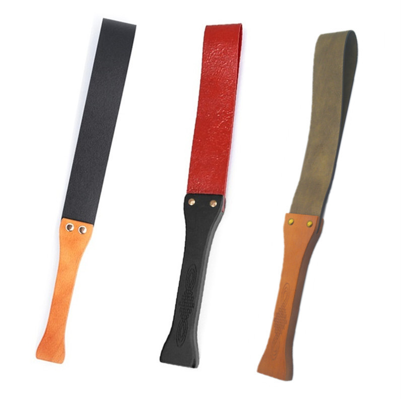 Flogger Bdsm Leather Whip Wooden Handle Fetish Lash For Sex Toys for Woman Adult Games Spanking Bondage Restraints Whips 220411