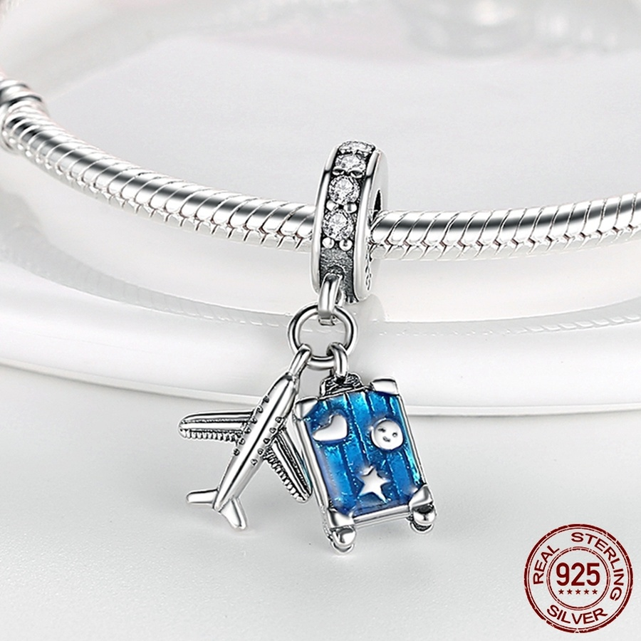 925 Sterling Silver Dangle Charm 2022 New Design plata charms of original Bead Fit Charms Bracelet DIY Jewelry Accessories