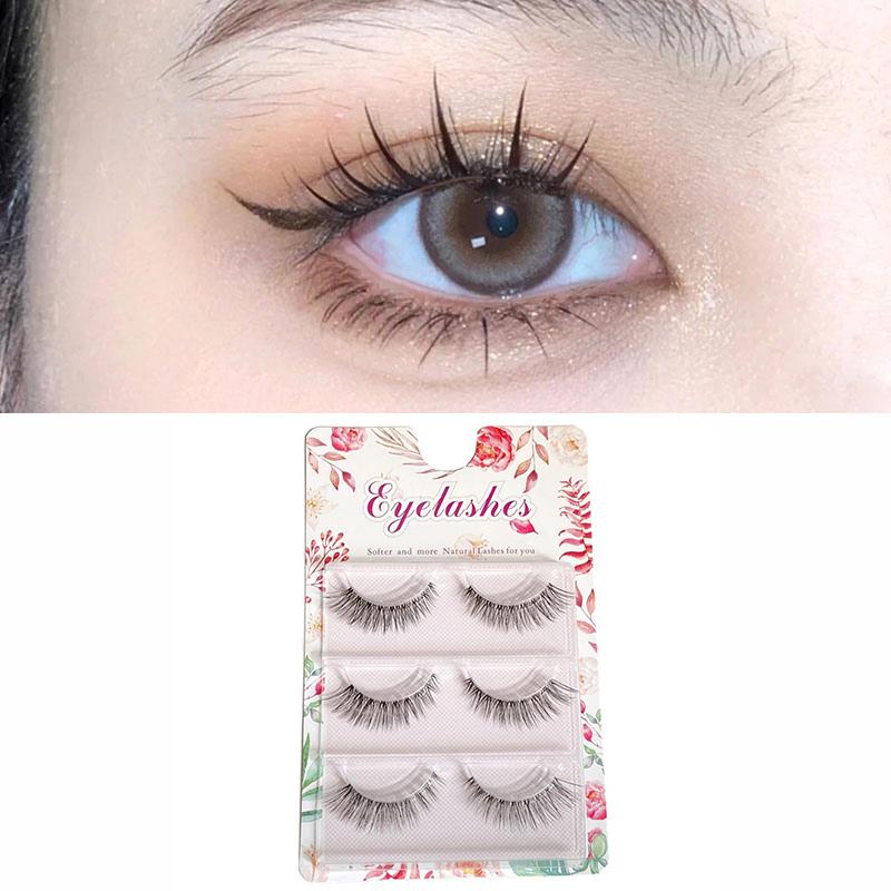 False Eyelashes Transparent Terrier 3 Pairs 3D Mink Thick Fake Makeup Eyelash Lashes Natural Soft Eye LashesFalse
False Eyelashes Transparent Terrier 3 Pairs 3D Mink Thick Fake Makeup Eyelash Lashes Natural Soft Eye LashesFalse