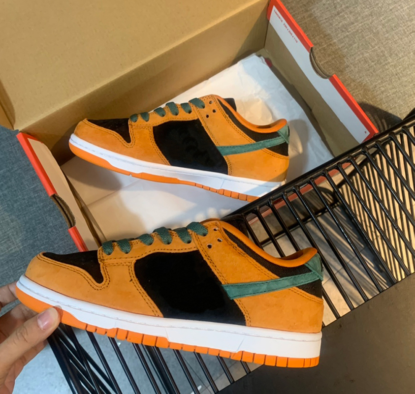 Designer Mens Women Skate Casual Shoes Topquality low Chunky Grey Coast Chicago shoe Black White Laser Orange leather Trainers Sneakers luxury sneaker 36-46 09