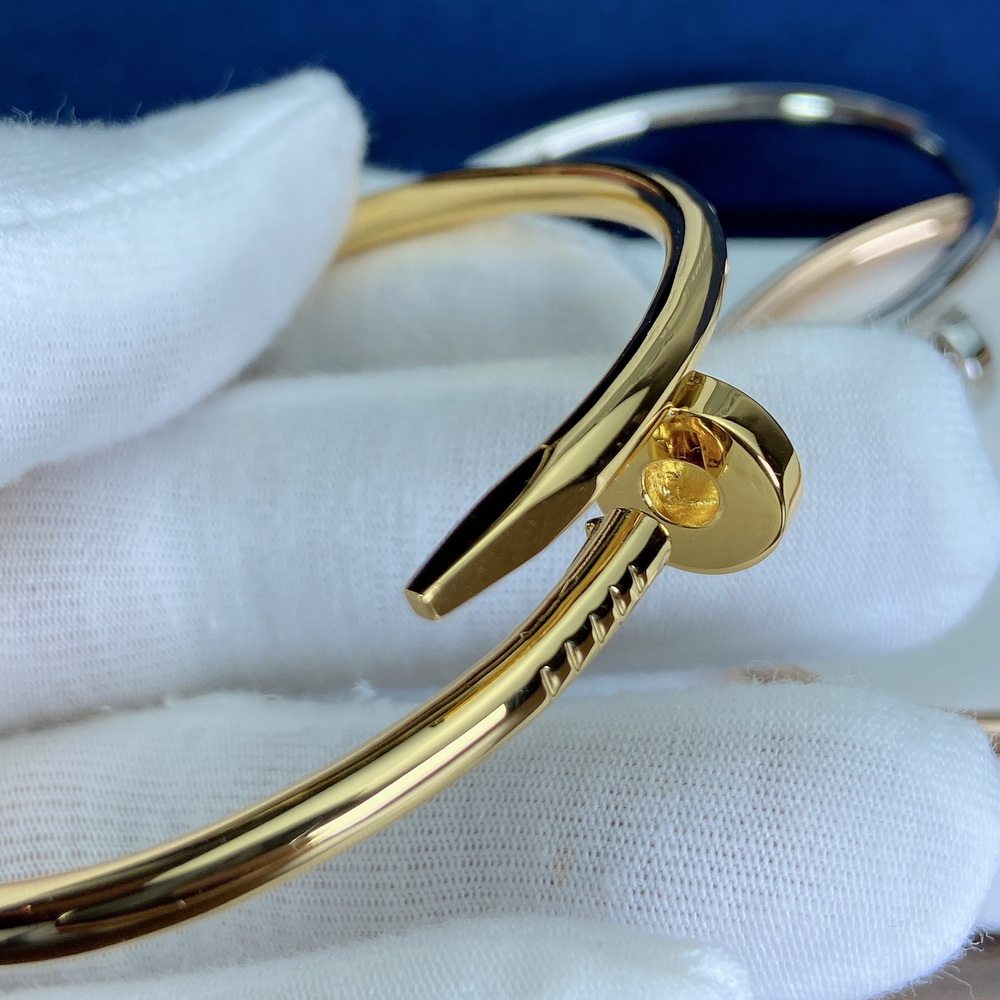 nail gold bangle Au 750 never fade 16 17 18 size with box official replica T0P quality luxury brand jewelry premium gifts couple bracelet gift for girlfriend
nail gold bangle Au 750 never fade 16 17 18 size with box official replica T0P quality luxury brand jewelry premium gifts couple bracelet gift for girlfriend
