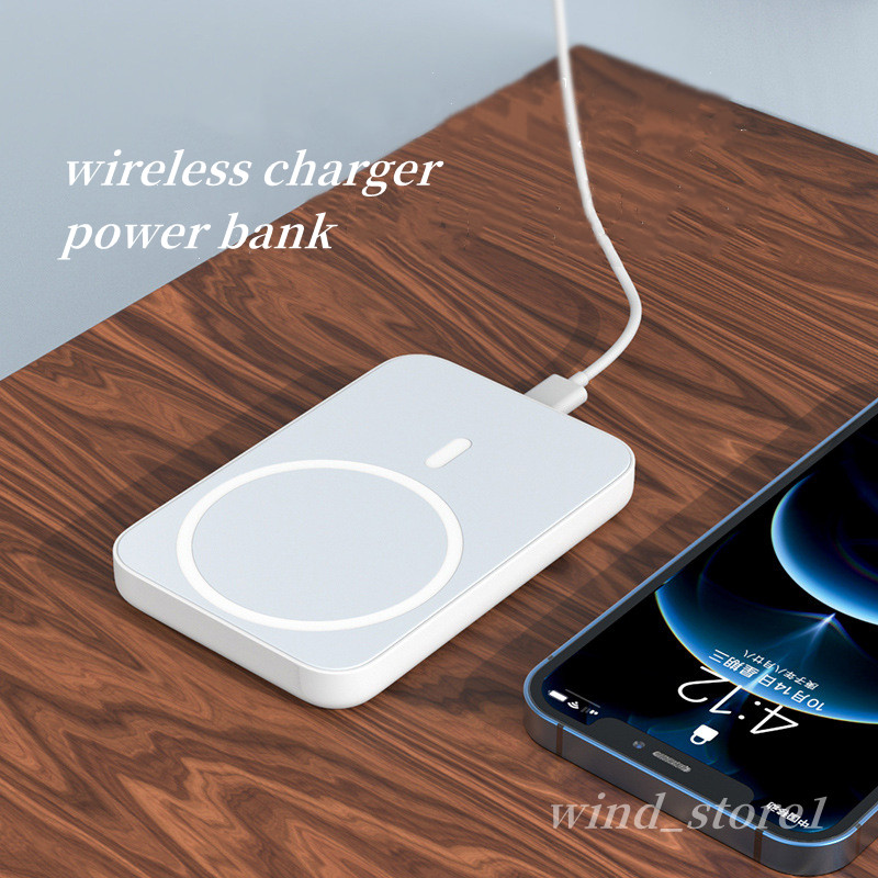 Strong Magnetic Power Bank Portable 5000mAh Wireless charger Mini Mobile Powerbank extenal battery for Iphone fast charge free ship2
Strong Magnetic Power Bank Portable 5000mAh Wireless charger Mini Mobile Powerbank extenal battery for Iphone fast charge free ship2