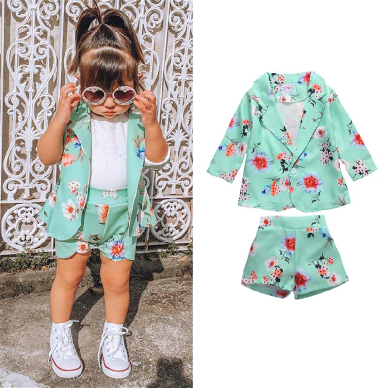 Clothing Sets 2pcs Toddler Kids Baby Girls Clothes Fashion Floral Single Button Jackets Tops Shorts Spring Autumn Set OutfitsClothing, As pic
Clothing Sets 2pcs Toddler Kids Baby Girls Clothes Fashion Floral Single Button Jackets Tops Shorts Spring Autumn Set OutfitsClothing, As pic
