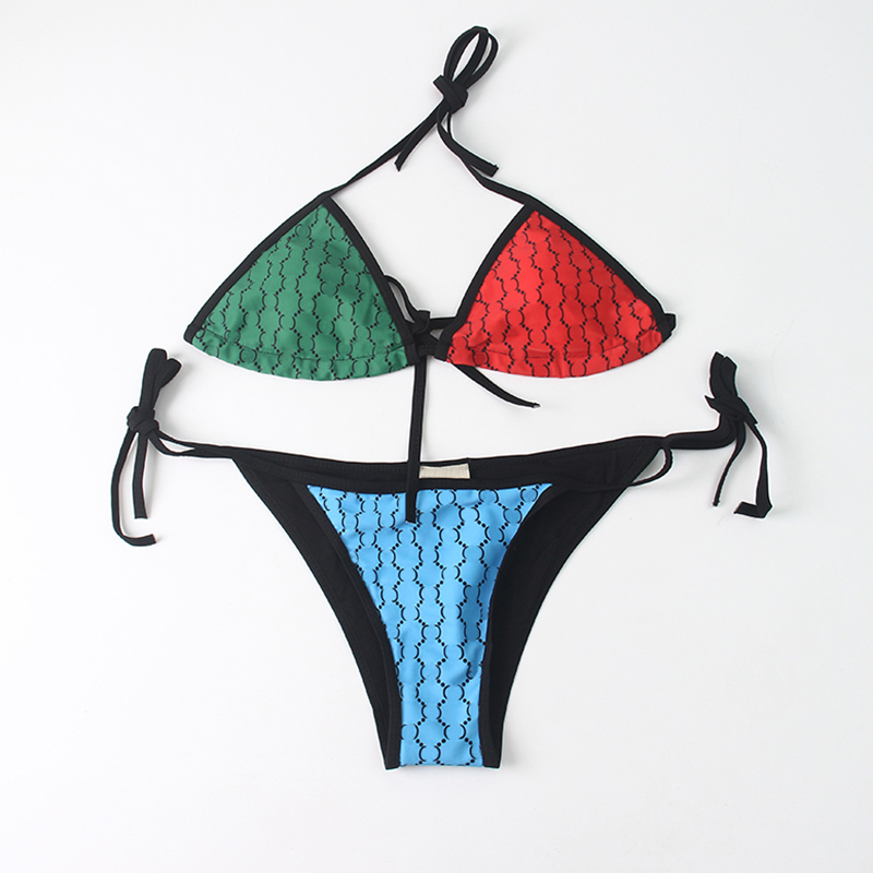 Low Waist Surf Bikini for Women Double Letter Printed Comfortable Beachwear Patchwork New Style Breathable Classic Swimwear, As pic
Low Waist Surf Bikini for Women Double Letter Printed Comfortable Beachwear Patchwork New Style Breathable Classic Swimwear, As pic