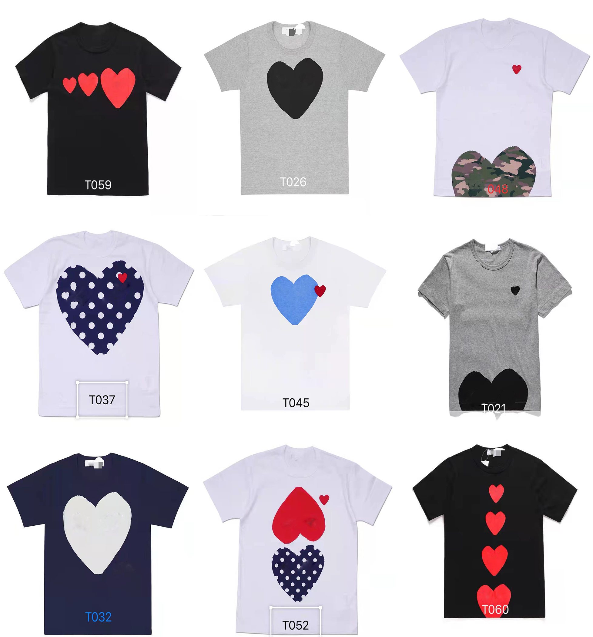 CDG Fashion Men's T-Shirts PLAY t Designer Heart Embroidered POLO Shirt High Quality Short Sleeve Cotton Embroidery -XXL, Supplement (not shipped separately)
CDG Fashion Men's T-Shirts PLAY t Designer Heart Embroidered POLO Shirt High Quality Short Sleeve Cotton Embroidery -XXL, Supplement (not shipped separately)