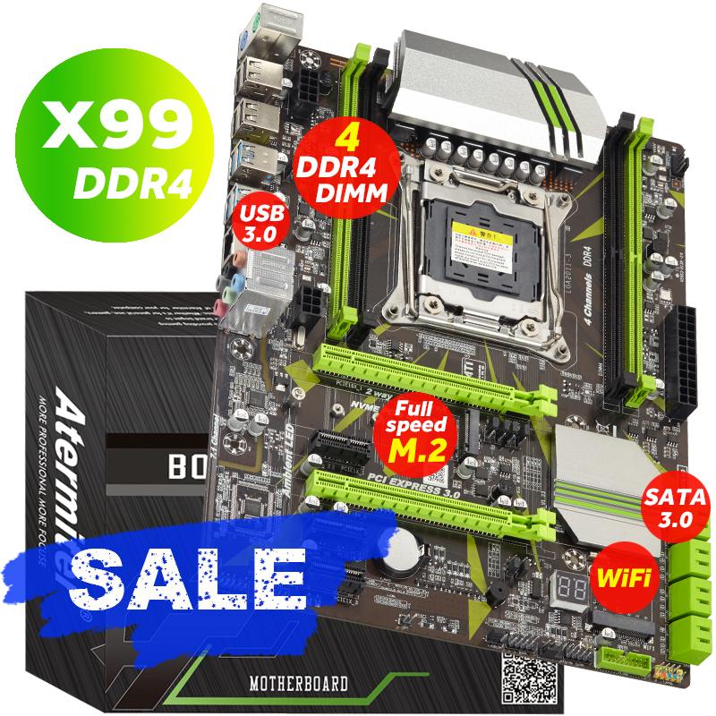 Motherboards Atermiter X99 Motherboard Mainboard LGA2011-V3 LGA 2011 DDR4 Desktop Computer LGA2011-3 E5 2678 V3 USB WIFI Port PC Gaming
Motherboards Atermiter X99 Motherboard Mainboard LGA2011-V3 LGA 2011 DDR4 Desktop Computer LGA2011-3 E5 2678 V3 USB WIFI Port PC Gaming