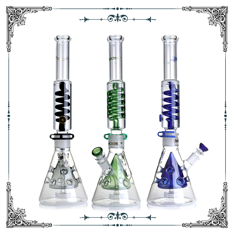 Glycerin coil bong freezable chilled smoking bongs dab rigs glass hookah shisha showerhead perc water pipe with double beaker 18 inches
Glycerin coil bong freezable chilled smoking bongs dab rigs glass hookah shisha showerhead perc water pipe with double beaker 18 inches