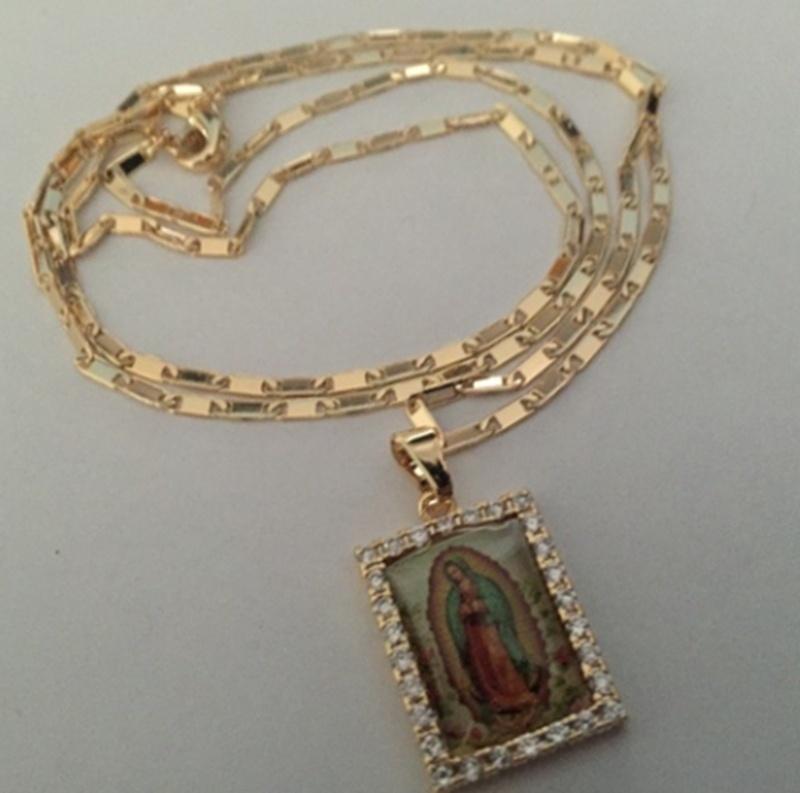Pendant Necklaces Fashion Punk Vintage Religious Style Gold Maria Sliding Necklace For Women Jewelry GiftPendant
Pendant Necklaces Fashion Punk Vintage Religious Style Gold Maria Sliding Necklace For Women Jewelry GiftPendant