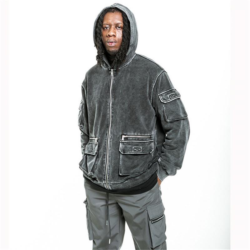 Men's Hoodies & Sweatshirts Hi Street Vintage Hoodie Fashion Streetwear Oversize Hip Hop Sweatshirt With Multi Pockets Retro Hooded Cardigan, Black
Men's Hoodies & Sweatshirts Hi Street Vintage Hoodie Fashion Streetwear Oversize Hip Hop Sweatshirt With Multi Pockets Retro Hooded Cardigan, Black