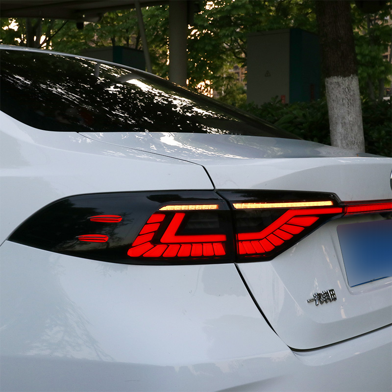 Car Tail Lights For Corolla Altis LED Taillights 19-21 Toyota Rear Lamp Stream Turn Signal Brake Reverse Lights