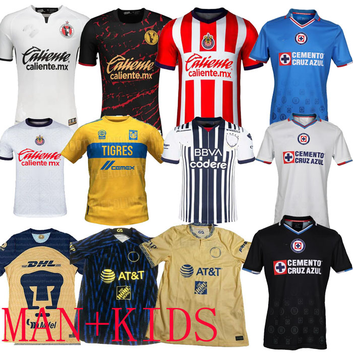 LIGA MX 2022 2023 home UANL Tigres soccer jerseys Cruz 23 Azul MONTERREY RAYADOS Guadalajara Chivas home THAUVIN GIGNAC Tijuana 22 23 football shirts maillot de foot
LIGA MX 2022 2023 home UANL Tigres soccer jerseys Cruz 23 Azul MONTERREY RAYADOS Guadalajara Chivas home THAUVIN GIGNAC Tijuana 22 23 football shirts maillot de foot