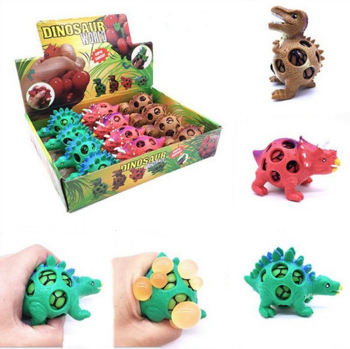 Fidget Toys TPR Dinosaur Squeeze Grape Vent Ball Children Decompression Explosion Bead Dinosaur
Fidget Toys TPR Dinosaur Squeeze Grape Vent Ball Children Decompression Explosion Bead Dinosaur