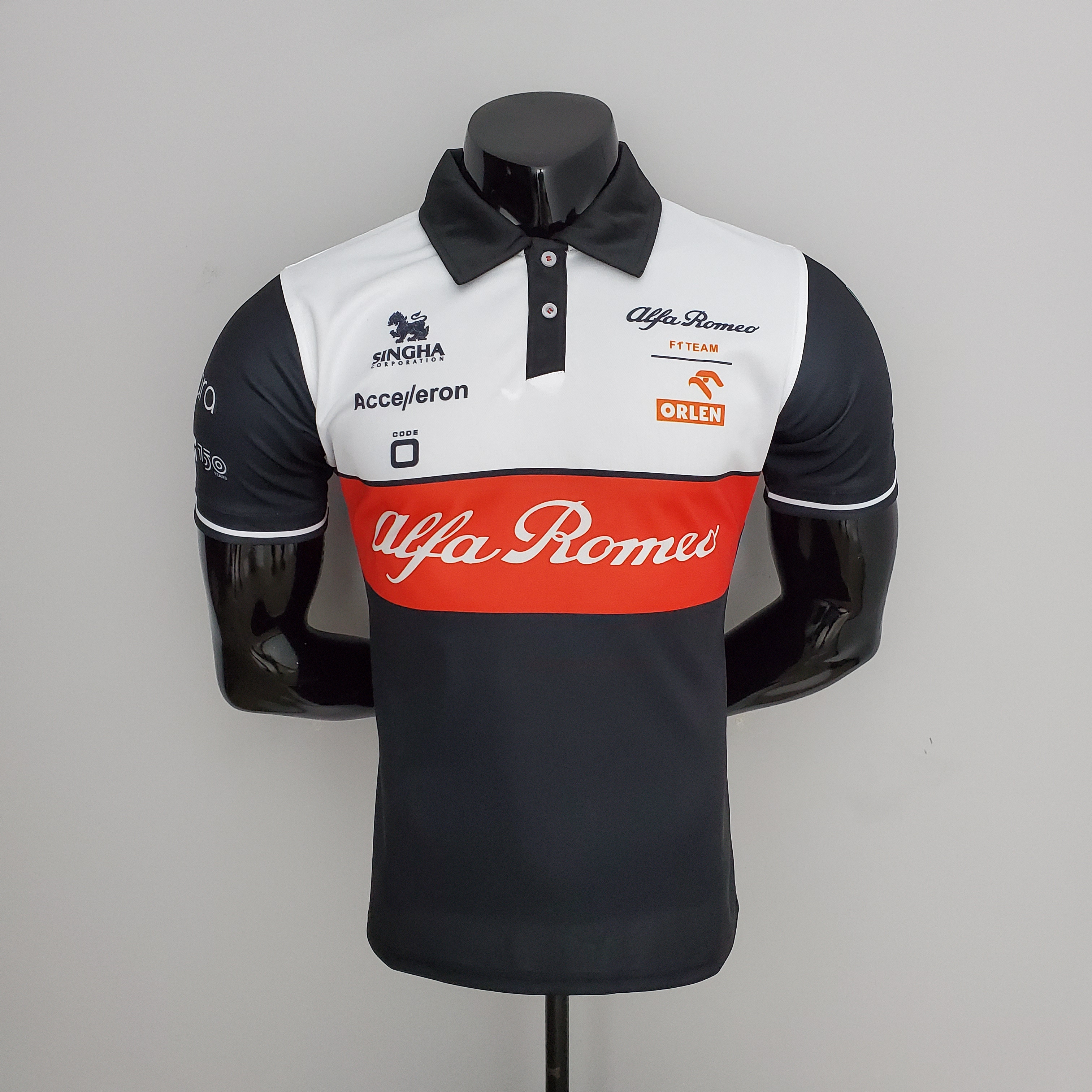 Formula One Racing Alfa Romeo F1 Orlen 2022 Team T-shirt Alfa Romeo F1 Team ORLEN 2022 Team Polo, F1 2022
Formula One Racing Alfa Romeo F1 Orlen 2022 Team T-shirt Alfa Romeo F1 Team ORLEN 2022 Team Polo, F1 2022