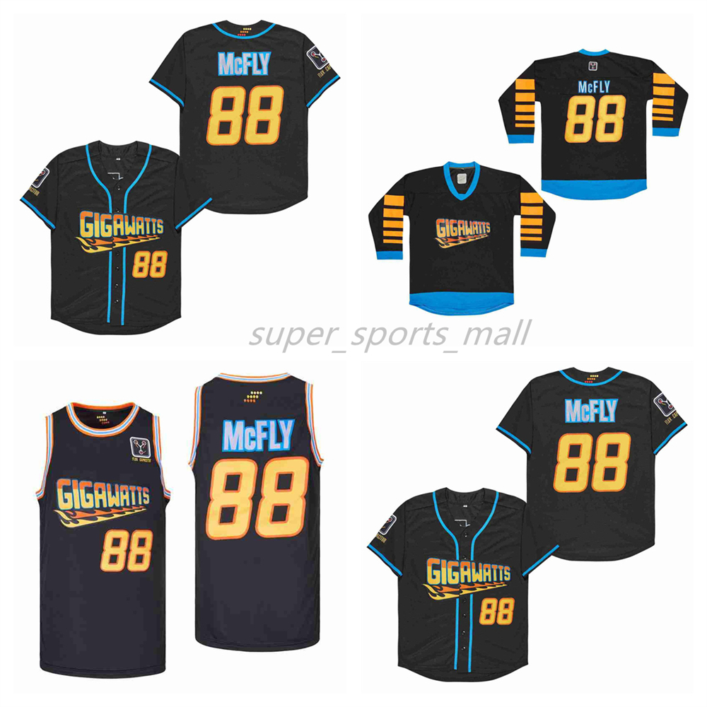 Movie Basketball Jerseys #88 Back To The Future Jersey