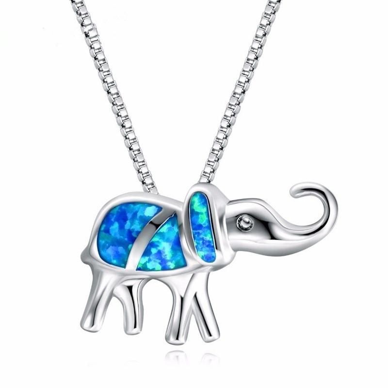 Pendant Necklaces Fashion Cute Opal Elephant Necklace Charm Women's Wedding Party JewelryPendant
Pendant Necklaces Fashion Cute Opal Elephant Necklace Charm Women's Wedding Party JewelryPendant