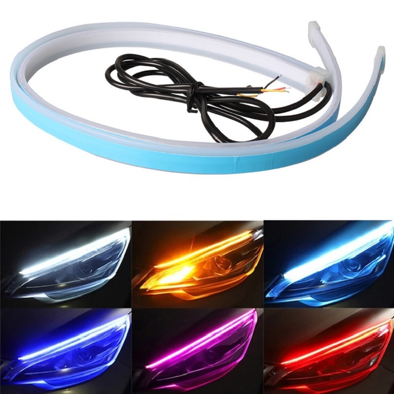 New 2piece Car led DRL Daytime Running Light Strip Waterproof 30cm 45cm 60cm Flexible Soft Tube Guide Headlight LED Strip Lights
New 2piece Car led DRL Daytime Running Light Strip Waterproof 30cm 45cm 60cm Flexible Soft Tube Guide Headlight LED Strip Lights