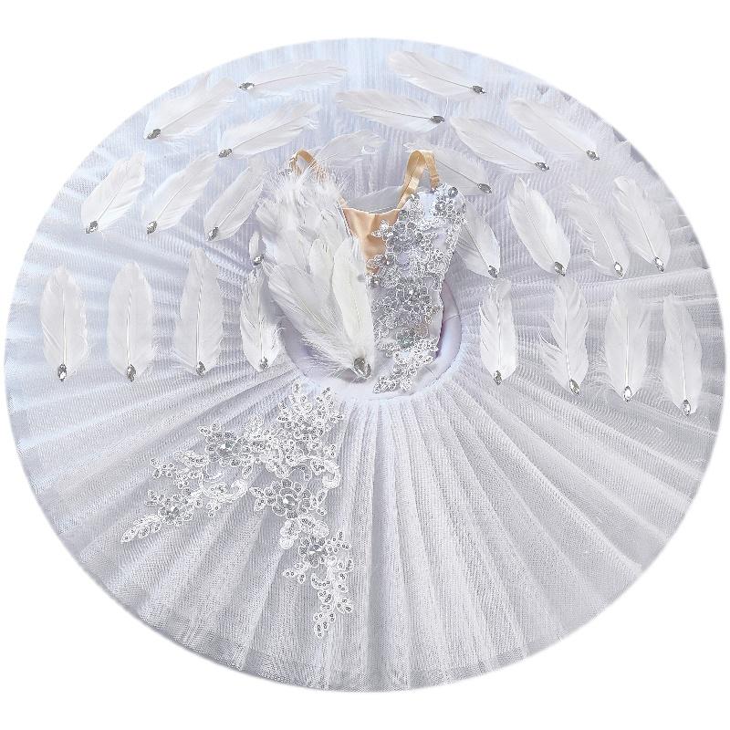 Stage Wear 2022 White Feather Professional Ballet Tutu Dancing Dress Adult Swan Lake Costume Leotards For Women Kid, 02
Stage Wear 2022 White Feather Professional Ballet Tutu Dancing Dress Adult Swan Lake Costume Leotards For Women Kid, 02