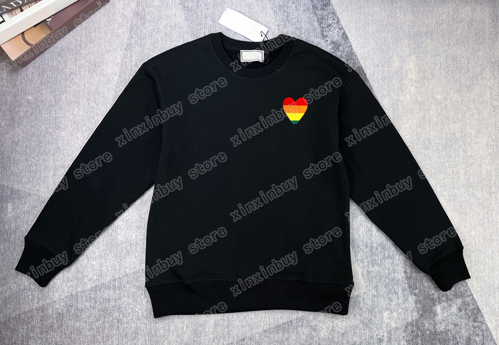 22ss Men Women designer Sweatshirts Hoodies Rainbow love embroidery Pullover high quality fashion men white black XS-L
22ss Men Women designer Sweatshirts Hoodies Rainbow love embroidery Pullover high quality fashion men white black XS-L