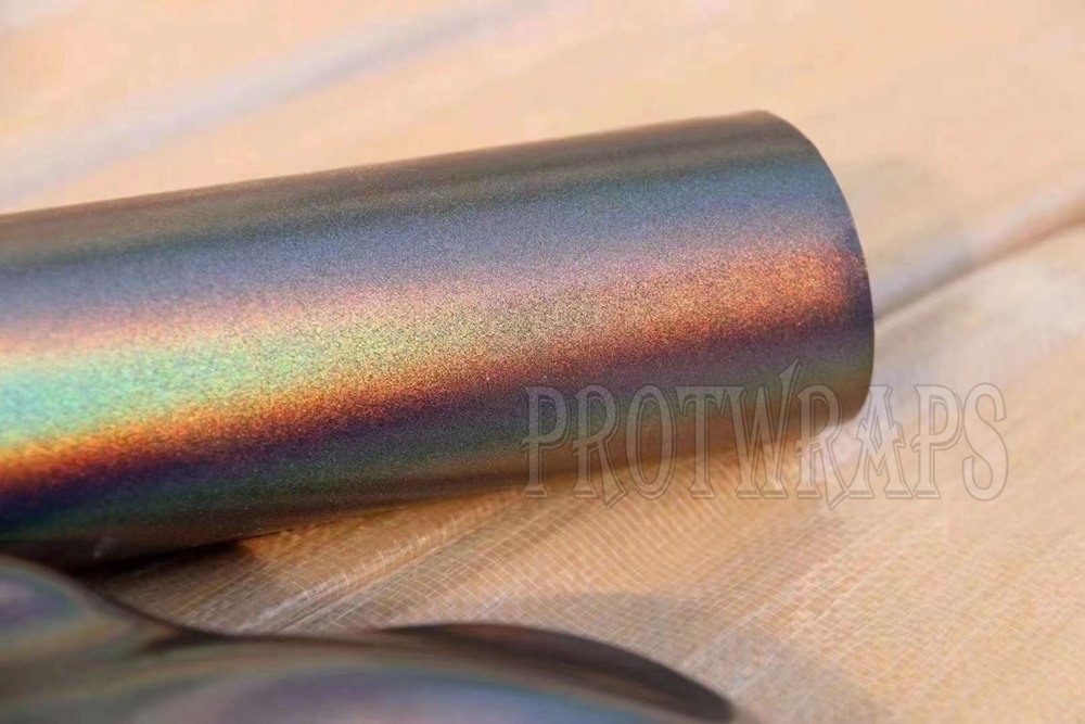 Premium Satin Matte Psychedelic Gloss Flip Vinyl For Whole Car wrap With Air bubble Free vehicle Wrapping Covering Foil Sticker 1.52x20m 5x65ft