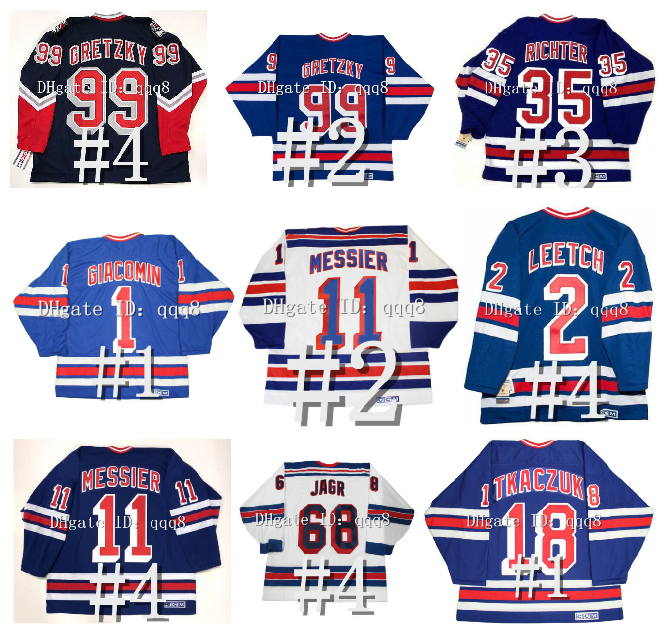 Vintage Wayne Gretzky Hockey Jersey Brian Leetch Mark Messier Jaromir Jagr Mike Richter James Patrick Ron Greschner ROD GILBERT Adam Graves RON DUGUAY Walt Tkaczuk, As pic
Vintage Wayne Gretzky Hockey Jersey Brian Leetch Mark Messier Jaromir Jagr Mike Richter James Patrick Ron Greschner ROD GILBERT Adam Graves RON DUGUAY Walt Tkaczuk, As pic