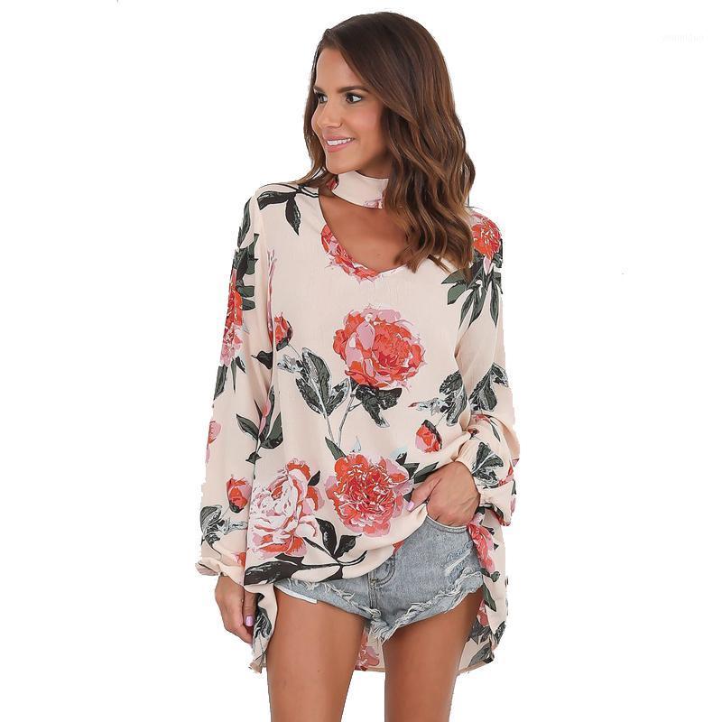 Plus Size Women Clothing Chiffon Blouse Shirts Sexy V-neck Flower Print Loose Long Sleeve Top Blusas Women' Blouses, Black
Plus Size Women Clothing Chiffon Blouse Shirts Sexy V-neck Flower Print Loose Long Sleeve Top Blusas Women' Blouses, Black