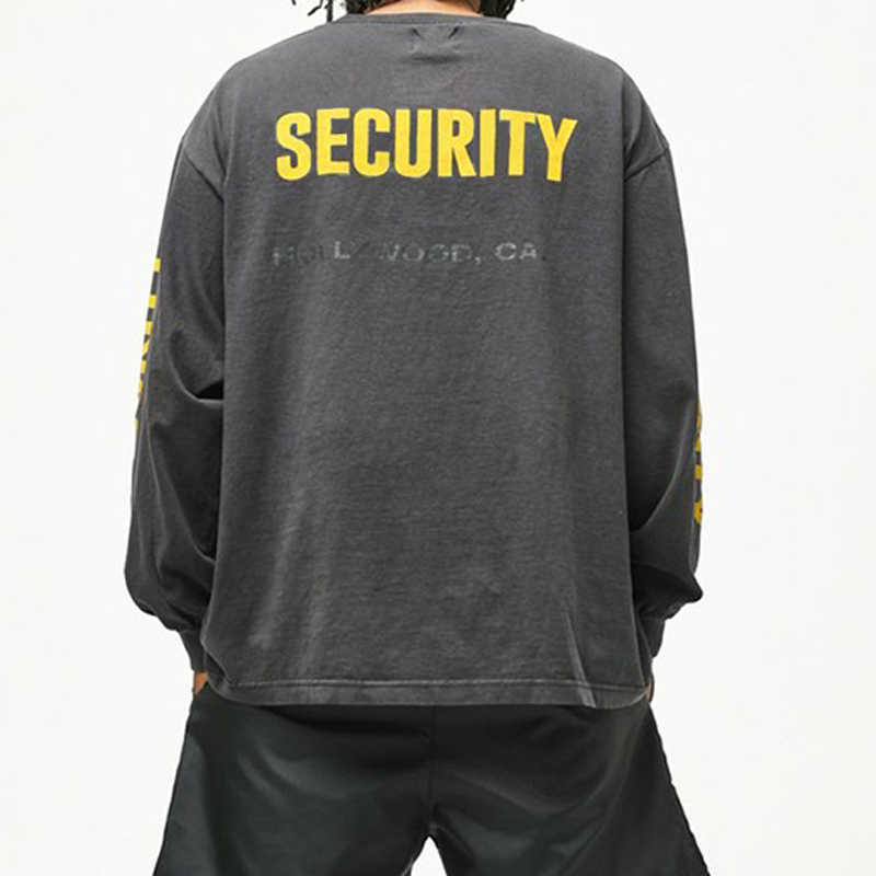 Dept 21FW Security Letter Printed Tee Fashion T-Shirt Long Sleeve Man Women Summer Casual Beach Hip Hop FZTX1264, Black
Dept 21FW Security Letter Printed Tee Fashion T-Shirt Long Sleeve Man Women Summer Casual Beach Hip Hop FZTX1264, Black