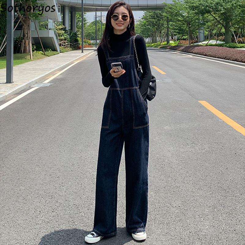 Spring Autumn Denim Jumpsuits Women Loose Solid Chic Big-pockets Sleeveless All-match Student Straight Jumpsuit Trousers Outwear, Blue
Spring Autumn Denim Jumpsuits Women Loose Solid Chic Big-pockets Sleeveless All-match Student Straight Jumpsuit Trousers Outwear, Blue