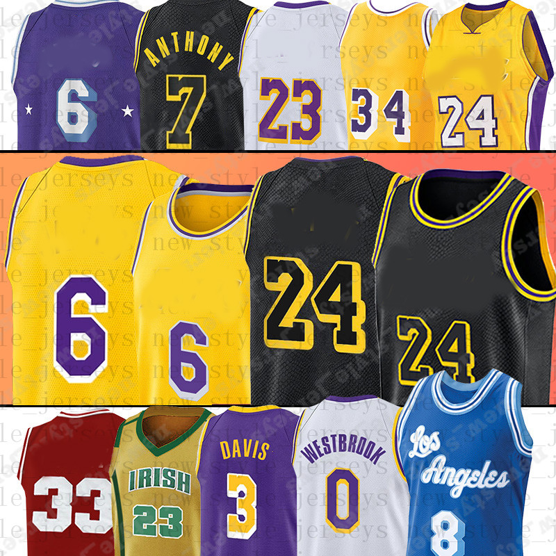 LeBron 23 6 James Los Angeles''Lakers''3 Basketball Jerseys Anthony 0 Russell Davis Westbrook, Nacc
LeBron 23 6 James Los Angeles''Lakers''3 Basketball Jerseys Anthony 0 Russell Davis Westbrook, Nacc