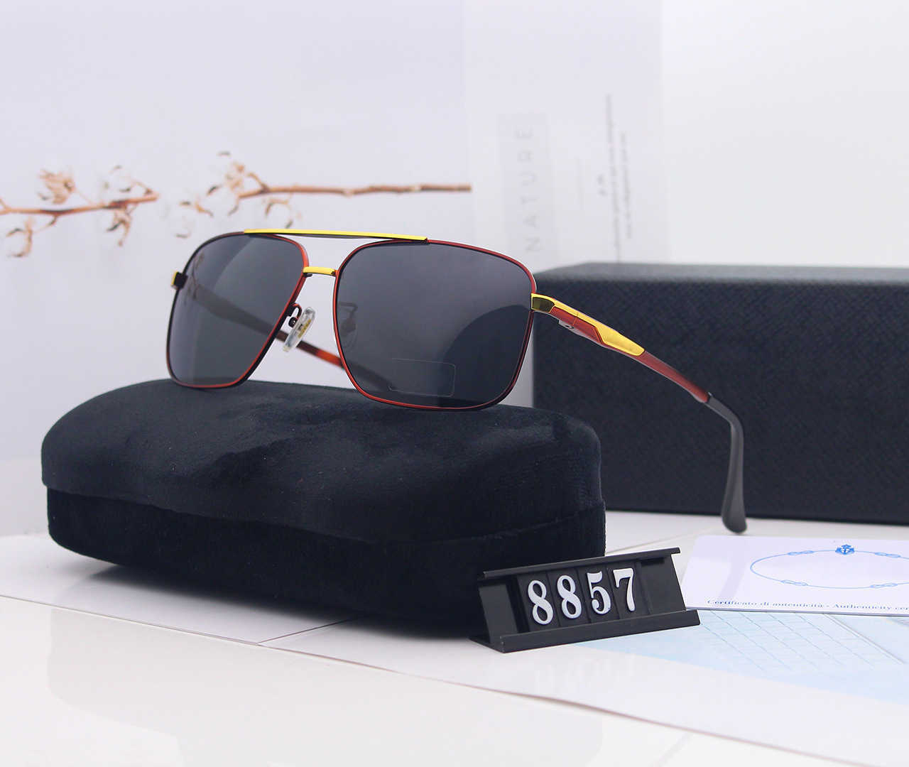 Mens Designer Sunglasses Women Luxury Sun Glasses Plated Square Frame Brand Retro Polarized Fashion Goggle Occhiali Da Sole Firmati 7 Color 898
Mens Designer Sunglasses Women Luxury Sun Glasses Plated Square Frame Brand Retro Polarized Fashion Goggle Occhiali Da Sole Firmati 7 Color 898