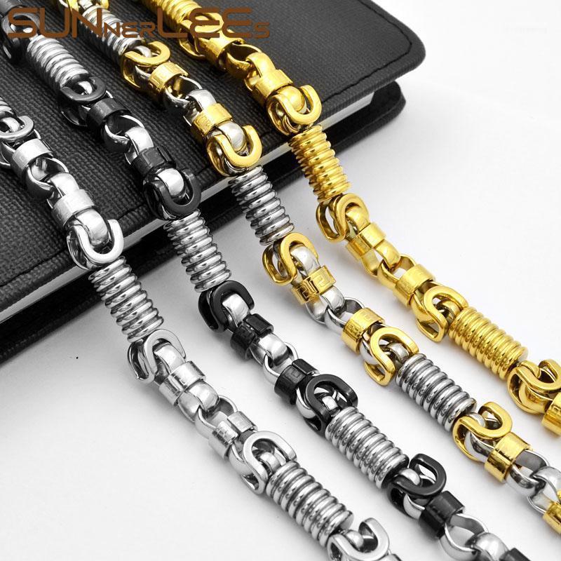 Stainless Steel Necklace 8mm Geometric Byzantine Link Chain Black Gold Silver Color Men Women Jewelry SC57 N Chains
Stainless Steel Necklace 8mm Geometric Byzantine Link Chain Black Gold Silver Color Men Women Jewelry SC57 N Chains