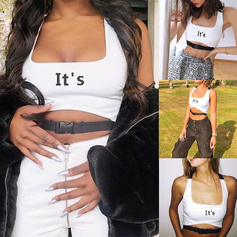 Women's Tanks & Camis Women's Letter Print Sleeveless Halter Short Slim Tank Top WhiteWomen's, White
Women's Tanks & Camis Women's Letter Print Sleeveless Halter Short Slim Tank Top WhiteWomen's, White